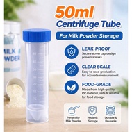 MULTI PURPOSE STORAGE TUBE 50ML MILK POWDER STORAGE FOOD STORAGE SAMPLE TUBE