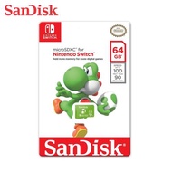 【現貨免運】SanDisk 任天堂 新款 Switch 專用 64GB 記憶卡 microSDXC 瑪利歐 耀西 終身保固