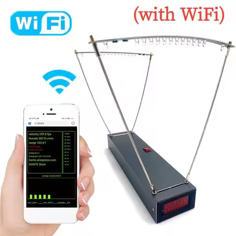 AB47-Wifi 30-9999 FPS Speed Meter Velocimetry Slingshot For Shooting Chronograph Speed Meter