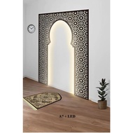 Mihrab Wall Decoration for Prayer Room | Dahlia Dahlia Dahlia | Studiolaser | A7