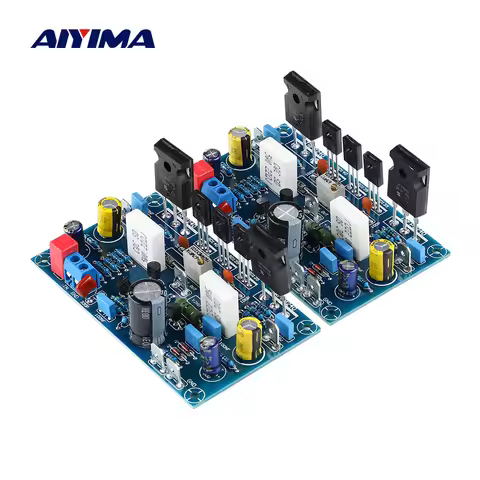 AIYIMA 1Pair Power Amplifier Board 100Wx2 Amplificador IRF240 FET Class A Power Amplifier Audio Boar