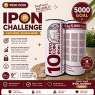 10 Pesos Alkansya Ipon Challenge Coin Bank 9-Inch size (5,000 if Completed)