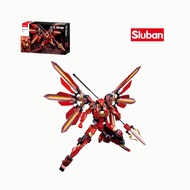 Bộ đồ chơi mô hình lắp ráp Robot Mecha Halberd Athena Sluban