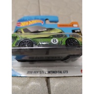 Hot wheels 2018 Bentley Continental GT3 Green