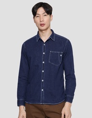 WATCHOUT JEAN'S Watchout Jeans Denim Stitch Kemeja Pria