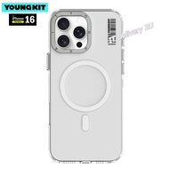 YoungKit Crystal เคสไอโฟน iPhone 16 Pro / 16 Pro Max เคสไอโฟน16 เคสใส เคสชาร์จไร้สาย MagSafe Case iP