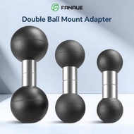 FANAUE Double Ball Mount Adapter 1 Inch to 25mm/17mm/20mm Composite Extension Ball for Ram mounts Do