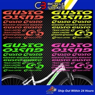 GUSTO MTB ROADBIKE STICKER GUSTO STICKER / SB17