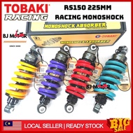 TOBAKI RS 150/RS150R RSX150 SYM VF3I 225MM 235MM 218MM RACING Monoshock Racing Ultra Performance TOB