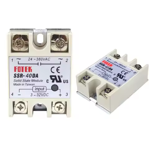 SSR-40DA DC to AC Solid State Relay SSR 40A 3-32VDC 24V-380VAC