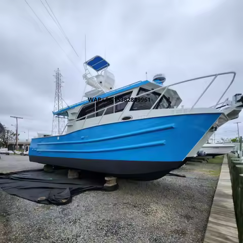 11m Luxury Sailing Outboard Catamaran Commercial Aluminum Boat for Sale