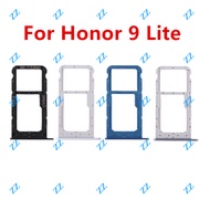 For Honor 9 Lite Sim Card Tray Slot Holder Card Holder Reader SD Slot Adapter Replacement Parts
