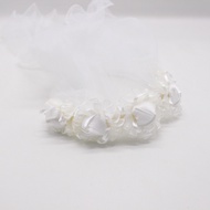 Christian Catholic - Flower hairband/Veil for Holy Communion/Confirmation