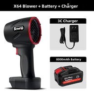 Barvoss X64 Industrial Grade Powerful Lithium Battery Blower Fan Stormbuster Turbo Fan Electric Mobi