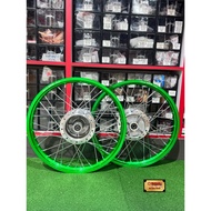 EX5 DREAM RIM SET [ DEPAN/BELAKANG ] TAKASAGO EXCEL ASIA 140X17 / HUB CHROME SPOKE RCB CHROME