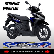 Honda Vario 125 Led Old Striping Sticker VARIO LED 125 MOTORCYCLE BODY STRIPING STICKER/ Black List 