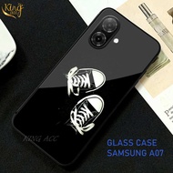 HP Casing Samsung A07 Softcase Glass Glossy Samsung A07 Case Samsung A07hp - K87
