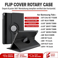 Samsung Galaxy Tab Case A7 Lite | Tab A7 | Tab A8 | Tab A9 | Tab A11 - Flip Cover Casing Rotary