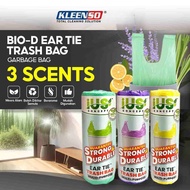 KLEENSO IUS Concept Ear Tie 20PCS Trash Bag l 27Litres Bio-degradable Multipurpose Garbage Bag l Beg