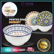 Ceramic Glass Bowls Door Gift Murah Mangkuk Kaca Goodies VIP Kahwin Kitchenware Printed Bowl