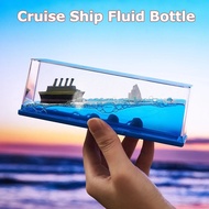 Titanic Creative Ship Desktop Ornaments Desktop Cruise Ship Fluid Bottles Car Ornaments Decompressio