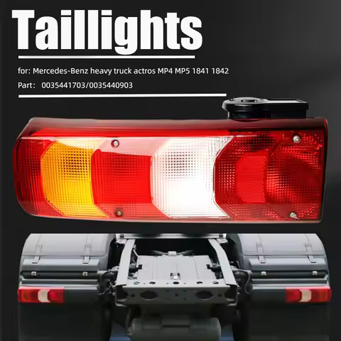 Led Rear Tail Lights Warning Lorry Taillamp For Mercedes-benz Actros Mp4 4141 2644 2640 1841 3341 41