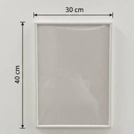 White Picture Frame 40x30 cm. 40x30 Cm.white