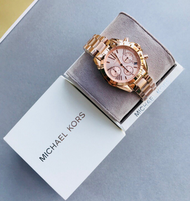 Michael Kors นาฬิกาข้อมือผู้หญิง รุ่น MK5799 MK6066 MK5896 MK6110 MK5944 Chronograph - Rose Gold