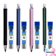 GAOXI75 Mechanical Pencil 5.6mm 2B/4B/6B/8B Pencil Refill Sketch Comics Design Writing Art Painting