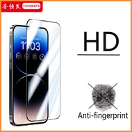 Used for iPhone 11 15 13 Pro 14 Plus 15 Pro Max 12 Pro phone film, tempered glass, high-definition anti drop electroplating, anti fingerprint