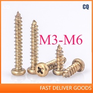 H68  Phillips Pan Head Self Tapping Screw/Copper M3/M3.5/M4/M5/M6 * L6-50MM 【CQ-MB-1】