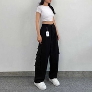 Bonnie Cargo Pants - Highwaist Loose Cargo - Women's Cargo Pants - Baggy Pants