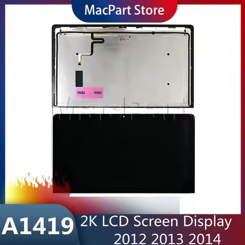 New 2K A1419 LCD Assembly 2012 2013 LM270WQ1(SD)(F1) For IMAC 27" A1419 2K LCD Screen Display LM270W