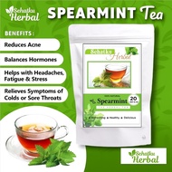 SehatkuHerbal Spearmint Tea – Herbal Mint Tea for Hormonal Acne, PCOS & Detox  Caffeine Free & Halal