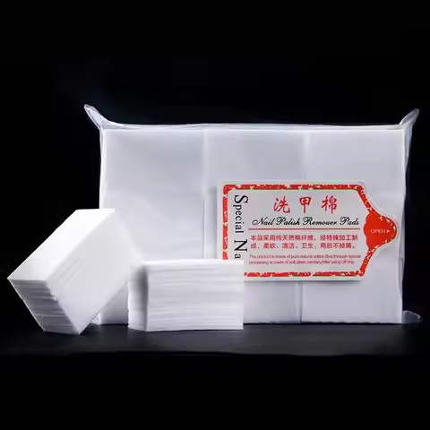 1 Pack Gel Nail Polish Remover Cotton Gel Polish Cleaner Manicure Nail Remover Lint-Free Wipes Clean