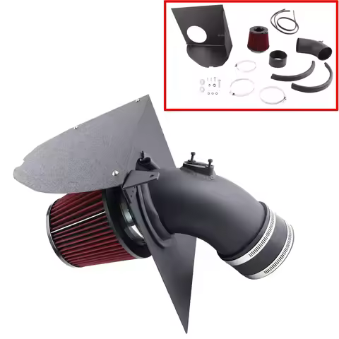 Modified Parts 4" Heat Shield Cold Air Intake Pipe Filter Kit For BMW B58 3.0L M340i G20 G21 M440i G