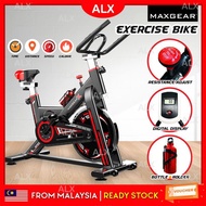 Home Gym 28KG Basikal Kayuh Senaman Premium Indoor Bicycle Stainless Steel Spinning Flywheel Max Beban 250kg Sport 