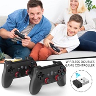 2 PCS 2.4Ghz Wireless Gamepad No Lag Game Controller USB Game Joystick for PC Android TV Box Game Bo