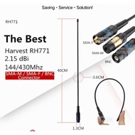 RH 771 RH771 UV Dual Band Walkie Talkie Antenna For Baofeng Cignus Two Way Radio UV-5R 888S