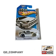 Hotwheels Toyota AE86 Corolla White
