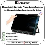 Anti-Spy Matte Privacy Magnetic Screen Protector for Microsoft Surface Pro 12 Surface Pro 11/Pro 10/
