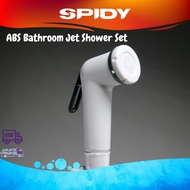 PUTIH Spidy Jet Sower Toilet Bidet ABS White 1M Bidet Shower Washer Set