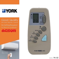 York / Acson Replacement For York / Acson Air Cond Air Conditioner Remote Control [YK-02]