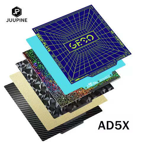 For Flashforge Ad5x Build Plate Smooth Hologram Plate Textured PEI Flexible Platform Cool Print Bed 