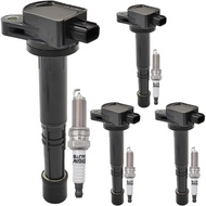 UF602 Ignition Coil Pack 30520R40007 GN10369 and Iridium Spark Plugs 97390 Set Of 4 Fit For Honda Ac