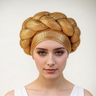 Exaggerated Beauty Strip Hot Rhinestone Thick Braids African Hat Head Cap Hat Trendy Cap20260410