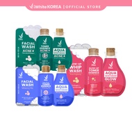 iWhite Korea Whitening/Glow/Acne+ Face Wash/Toner Essence/Aqua Moisturizer Sachet Trial