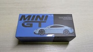 已開 Mini GT Porsche Taycan Turbo S 1:64 藍色