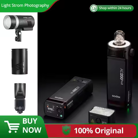 Godox Flash TTL Flash Compatible with Nikon Canon Sony Fuji Olympus V100 AD100PRO AD300PRO AD200PROI