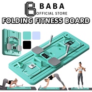 Fitness Board Multifunctional Abdominal Fitness Board Foldable Abs Roller Push-up Board With Resista